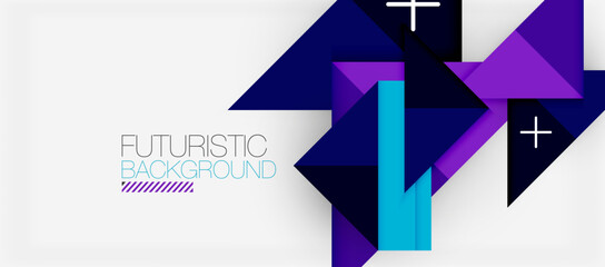 Triangle Vector Background Illustration For Wallpaper, Banner, Background, Card, Book Illustration, landing page