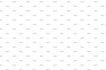 Digital png illustration of black pattern of repeated labels on transparent background