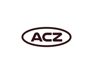ACZ logo design vector template