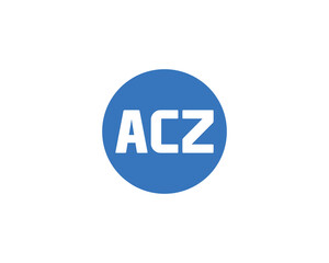 ACZ logo design vector template