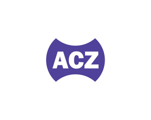 ACZ logo design vector template