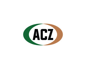 ACZ logo design vector template