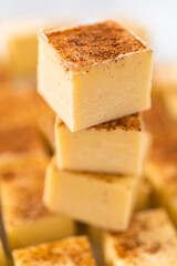 Christmas Eggnog fudge