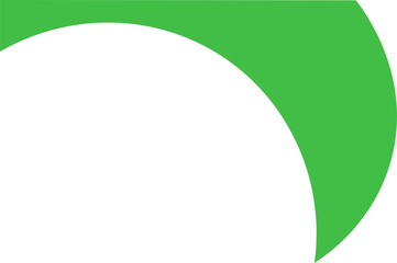 Digital png illustration of green abstract shape on transparent background