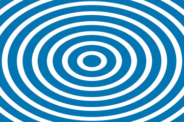 Digital png illustration of blue abstract circular shape on transparent background