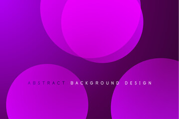 Abstract tech circles vector background, technology digital bubbles