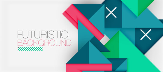 Triangle Vector Background Illustration For Wallpaper, Banner, Background, Card, Book Illustration, landing page