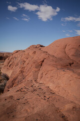 Red Rock sandstone desert landscape in Moab Utah