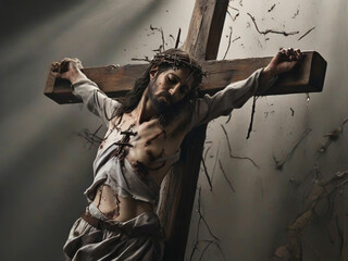 Experience the beauty and pain of the crucifixion through this photo,