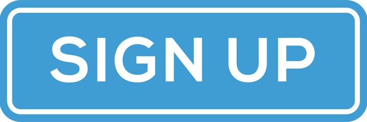 Digital png illustration of sign up text on transparent background