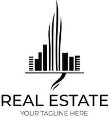 Real estate vector logo