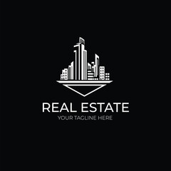 Real estate vector logo