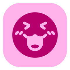 Editable happy cute face expression emoticon vector icon. Part of a big icon set family. Part of a big icon set family. Perfect for web and app interfaces, presentations, infographics, etc