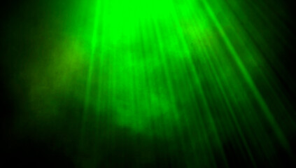 Abstract green smoke misty fog on isolated black background. Texture overlays. Paranormal mystic smoke, clouds for movie scenes.