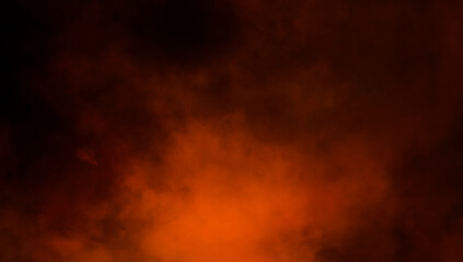 Abstract fire smoke misty fog on isolated black background. Texture overlays. Paranormal mystic smoke, clouds for movie scenes.