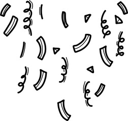 Confetty New Year Doodle