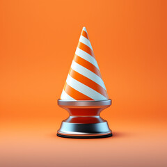 cone on white background