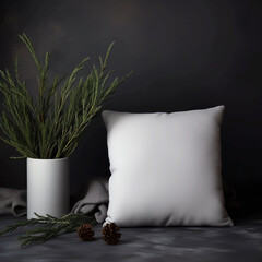 Christmas Pillow Mockup ,Throw Pillow Mock UP,Throw Pillow Mock,White Pillow Mockup