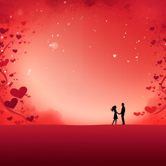 Valentine day - romantic LOVE - card