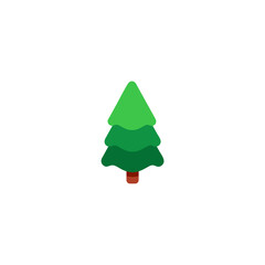 Christmas fir tree set vector vector