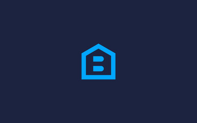 Letter b with house logo icon design Vector design template inspiration
