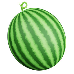 3D Watermelon Illustration