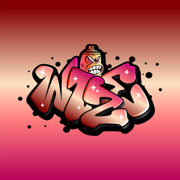 graffiti lettering typography art illustration