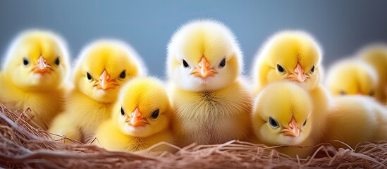 Incubating eggs; adorable newborn chicks.