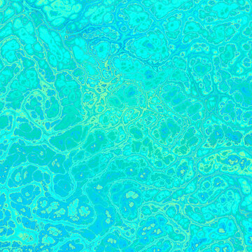 Abstract Marble texture. Fractal digital Art Background. High Resolution. Turquoise texture. Can be used for background or wallpaper