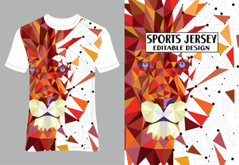 Sublimation Sports Jersey Tee Design | Athletic Apparel | Customizable Print | Performance Wear | Digital Art