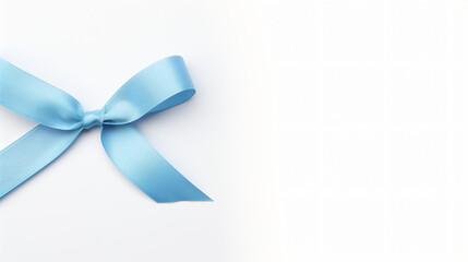 Light blue ribbon