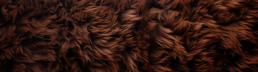 Fotobehang colored fur texture © Abas