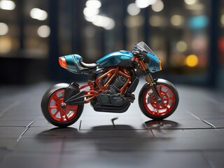 Futuristic Modern Miniature Concept Bike Design 