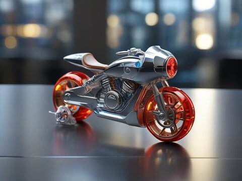 Futuristic Modern Miniature Concept Bike Design 