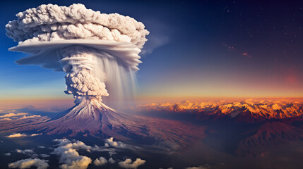 Volcano Eruption - obrazy, fototapety, plakaty