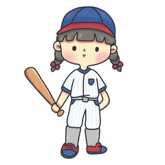 cartoon baseball player