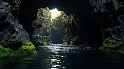 Terceira Island's Algar do Carvao Cave in the Azores