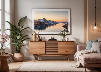 tranquil elegance: a serene living space that breathes life into your home