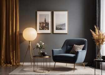 modern elegance, cozy interior, stylish living, contemporary design, home comfort combined
