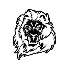 Realism Touch Striking Black and White Tiger Tattoo Design