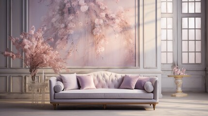 a silky backdrop with a delicate, pastel palette that evokes a sense of serenity and refinement, as if it were a canvas for the most elegant of designs.