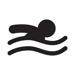 Obraz premium Swimming icon