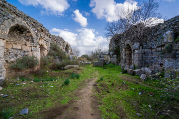 Miletus Ancient City view in Turkey
