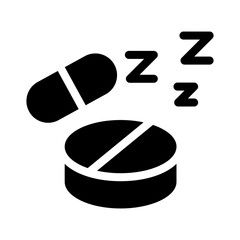 Sleeping pill icon