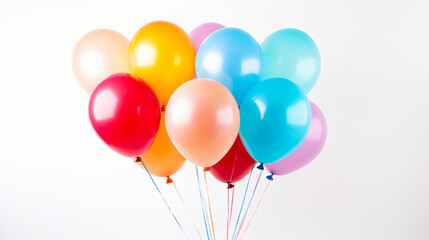 Bunch of colorful balloons