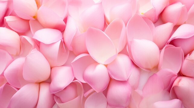 Beautiful pink lotus petals