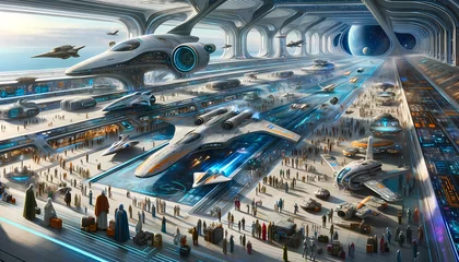 Futuristic Spaceport © Dream Imagination
