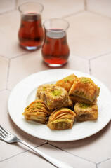 Turkish traditional baklava