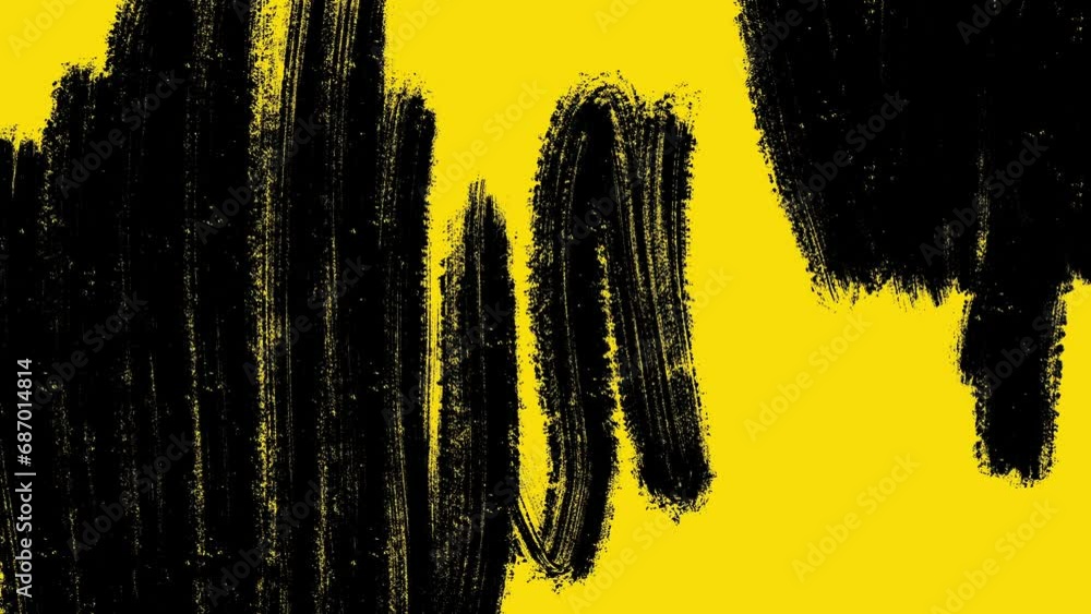 Poster hand drawings and texture effects background loop