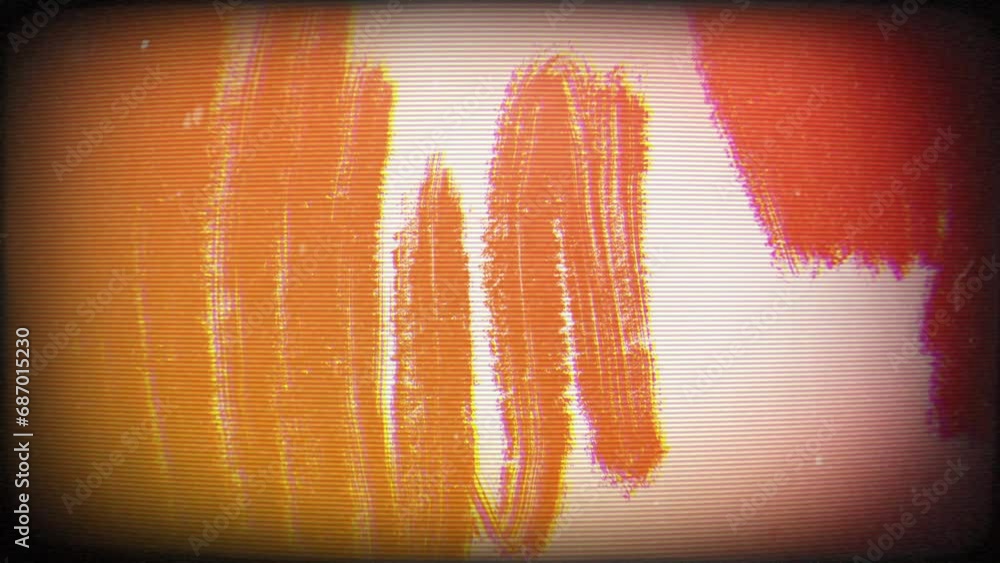 Poster hand drawings and texture effects background loop